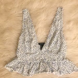 Floral crop top